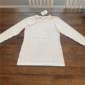 Zyia Active White Long Sleeve Chill T